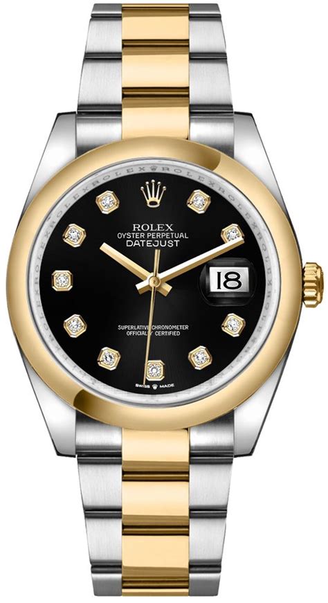 rolex datejust nero uomo|datejust diamante.